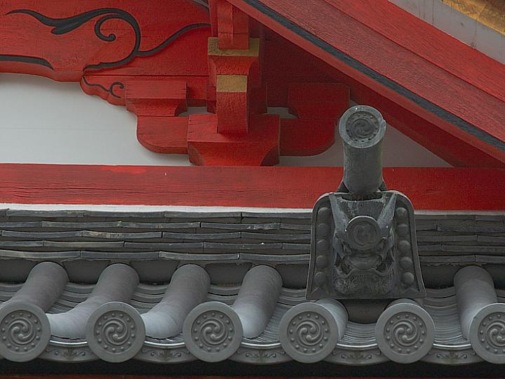 Kiyomizu Temple, Roof Detail, Kyoto
